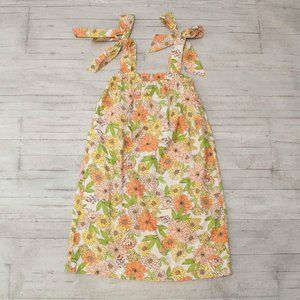 NWT J. Crew Tie-shoulder Cotton Poplin Dress in Zinnia Floral size M
